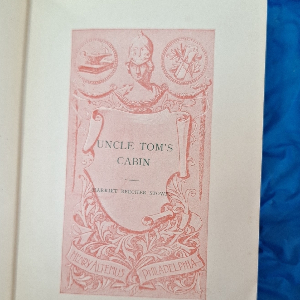 Uncle Tom's Cabin Book Cover 1894